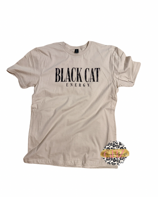 Black Cat Energy Tshirt