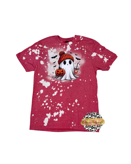 Spooky Coffee Ghost Tshirt (Preorder)