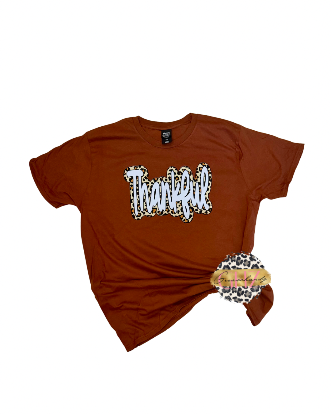Thankful Leopard Tshirt