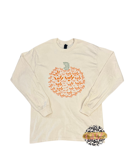 Pumpkin ILY ASL Longsleeve