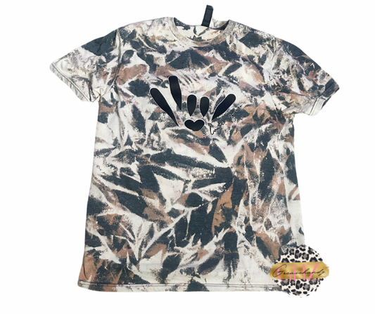 Bleach babe ILY ASL shirt