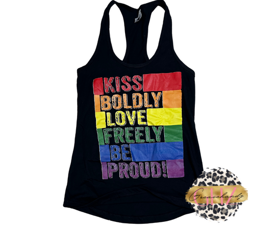 Kiss Love Proud tank top #10 (S)