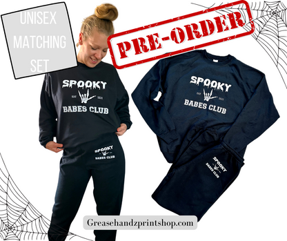 Spooky Babes club matching set