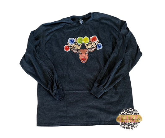 Christmas ASL Deer long sleeve (XL)